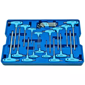 Licota ACK-B1002 Набор ключей Т-образных шестигранных и торкс, с пластиковой рукояткой, 26 пр., в ложементе