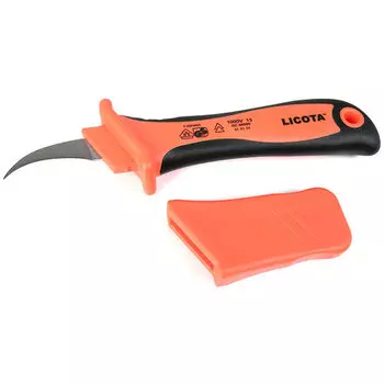 Licota AKD-V003 Нож электрика для снятия изоляции VDE 1000В, с секторными жилами