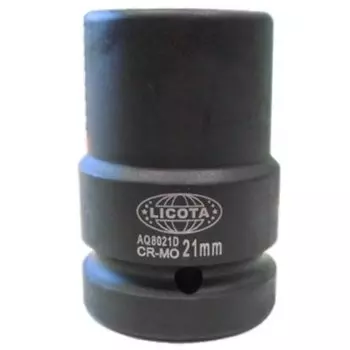 Licota AQ8021D Головка ударная футорочная глубокая 1", 21 мм