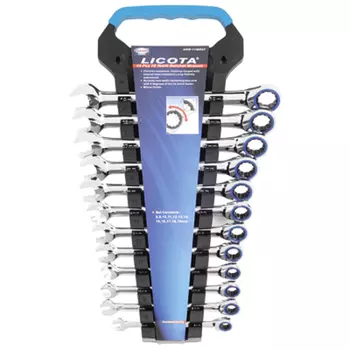 Licota ARW-11MK07 Набор ключей трещоточных 72 зуба 12пр. 8-19 мм