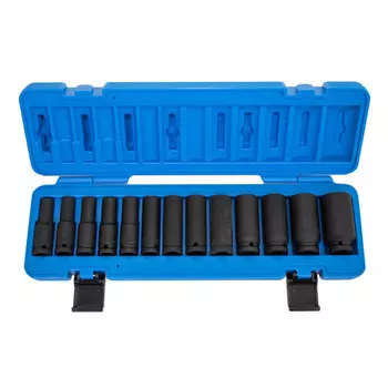 Licota ASA-40011 Набор ударных головок глубоких 1/2" 13пр. 10-30 мм