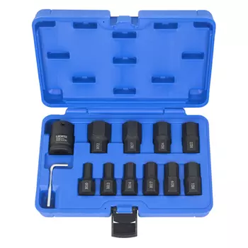 Licota ASA-60010 Набор шестигранников ударных 3/4" HEX 10-32 мм 11 пр.