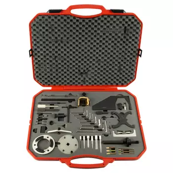 Licota ATA-4704 Набор для регулировки фаз ГРМ бензиновых и дизельных двигателей FORD, 51пр.