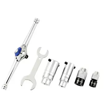 Licota ATF-5123 (ATA-7800) Набор воротков для метчиков и плашек с трещоткой, 6 предметов