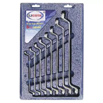Licota AWT-EBSK01 Набор ключей накидных 75гр. 6-22 мм в пластиковой подложке 8пр