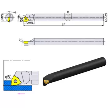 GESAC 248520-16*6 Державка расточная S16Q-SWLCR06