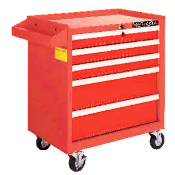 Licota AWX-2602RS Тележка инструментальная, 5 полок, красная