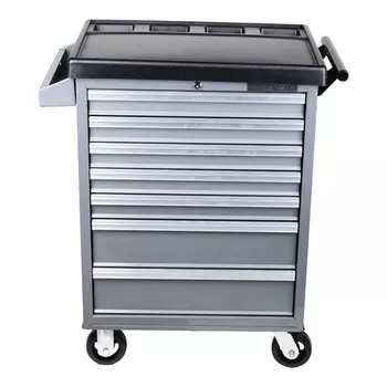 Licota AWX-2603G-R-ST Тележка инструментальная с карманом, cо столешницей, 7 полок, серая