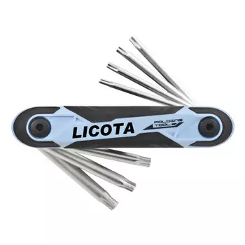 Licota FX1S071D2CV Набор складных ключей Torx, 7 пр., T10-T40