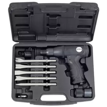 Licota PAH-20033RK Пневматический молоток композитный набор в кейсе 10 пр. Энерг. уд. 9Дж