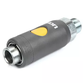 Licota SR30PM Пневматический разъем, быстросъемный, двухкомпонентный, с предохранителем 3/8" внешняя резьба