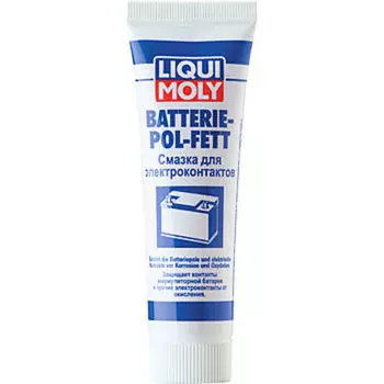 LIQUI MOLY LMQ-7643 Смазка для электроконтактов LM Batterie-Pol-Fett (тюбик) 50 гр.