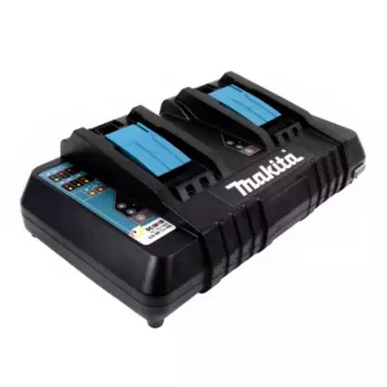 MAKITA 196941-7 Зарядное устройство Makita DC18RD быстрое двухпортовое (Ni-Mh/Li-Ion, 7,2-18В)