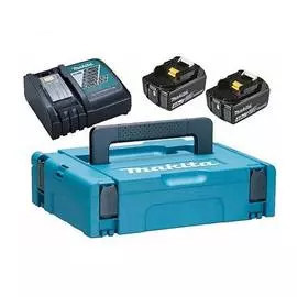 MAKITA 198310-8 Аккумулятор+з\у (DC18RC-1шт+BL1840B-2шт,18В,4.0Ач,Li-ion,MakPac)
