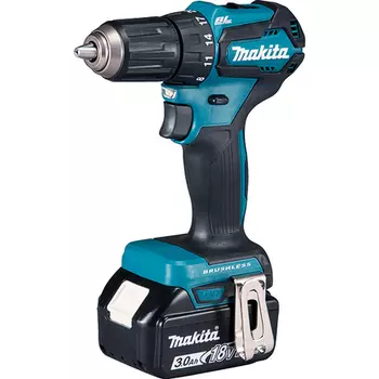 MAKITA DDF483RFE Дрель аккумуляторная MAKITA DDF483RFE (б\щет,18В,2х3АчLi-ion,БЗП-13мм,0-500\0-1700об\м,40\23Нм,1.5кг