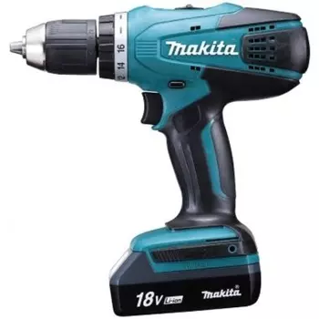 MAKITA DF457DWE Дрель аккумуляторная MAKITA DF457DWE (Li-ion, 18 В, 1.5 Ач, 42 Нм) кейс