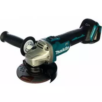 MAKITA DGA504Z Шлифмашина угловая аккумуляторная (б\щет,ф125мм,18В,Li-ion,8500об\м,2.5кг,кор,б\акк и з\у,пл пуск,an