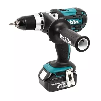 MAKITA DHP451RFE Шуруповерт аккумуляторный ударный MAKITA DHP451RFE (18В,2х3АчLi-ion,БЗП-13мм,0-300\0-600\0-1700об\м,