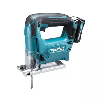 MAKITA JV101DWAE Лобзик аккумуляторный MAKITA JV101DWAE (10.8В,2х2АчLi-ion(слайдер),0-2900об\м,ход-18мм,рез-65мм,1.9к