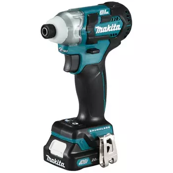 MAKITA TD111DWAE Дрель аккумуляторная MAKITA TD111DWAE (б\щ,10.8В,2х2АчLi-ion(слайдер),0-1600\3900у\м,135Нм,6-тигр1\4