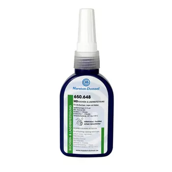 Marston Domsel MBL.650.F50 Вал-втул. фиксатор высокой прочности,средней вязкости,высокотемпературный MD-BL 650.648 Бутылка 50г