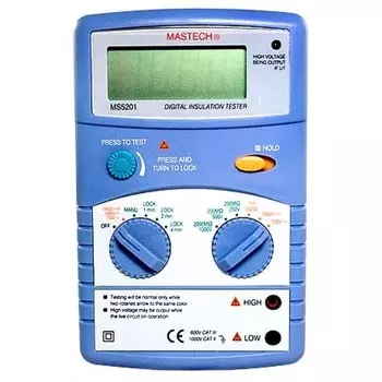 MASTECH MS5201 Тестер сопротивления изоляции (Мегаомметр) MS5201