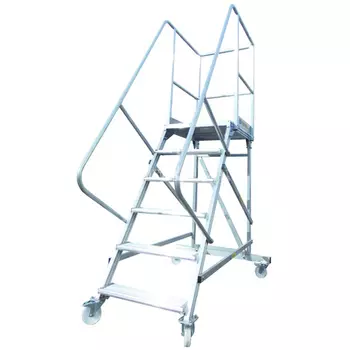 MEGAL ВС-2.0 Вышка-стремянка разборная алюминиевая ВС, высота рабочей площадки 2,0м