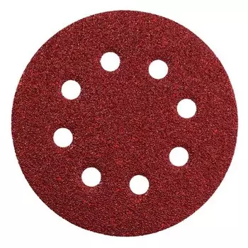 NORTON 69957360184 Диск шлифовальный Norton H231 125 мм, Р240, 8 отверстий