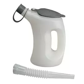 PRESSOL 07622 Измерит.емкость из полиэтилена 2 л,белая, прозр., с крышкой