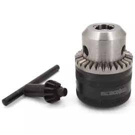 ПрофОснастка PO-70201044 Патрон с зубчатым венцом, станочный ключ в компл. 3-16 мм, B18, пласт бокс 1 шт, биение 0,35