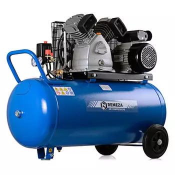 REMEZA СБ4/С-100.LB30 Компрессор поршневой с ременным приводом, 100 л, 2.2 кВт, 10 бар, 420 л/мин, 380 В, передвижной, AIRCAST