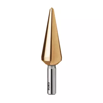 RUKO RK-101001t Сверло конусное 3,0-14,0 мм, 20-30°, HSS TiN, 118°, с прямыми канавками