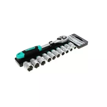 STELS 14127 Набор торцевых головок 1/2" 6 гр. 11 предметов