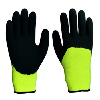 СТО STO27010 Перчатки нейлоновые зимние, 15 g. Облив вспененный нитрил. 10 размер.