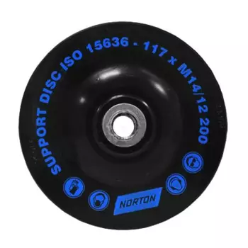 NORTON 69957382826 Диск-подошва 125мм для фибровых кругов, М14