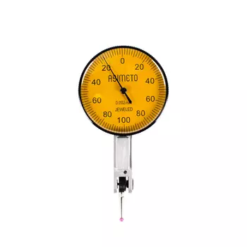 ASIMETO 502-02-2 Индикатор рычажно-зубчатый 0,002 мм, горизонтальный 0,2 мм, 0-100-0, D40