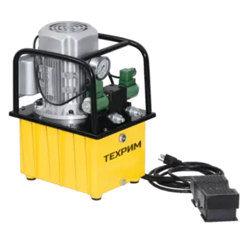 ТЕХРИМ 811015-6 Станция насосная гидравлическая с электроприводом для двухполостного инструмента, 700 бар, 8 л, управление дистанционное