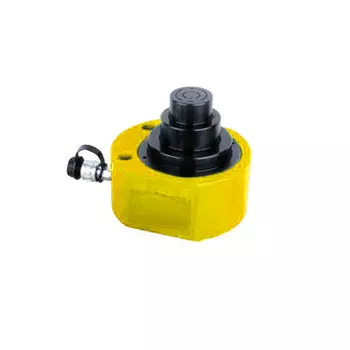 ТЕХРИМ ДНТ20М26 Гидравлический цилиндр (домкрат) низкий телескопический, однополостной, ДНТ20М26; 20 т; ход 26 мм