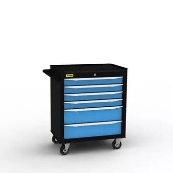 ТЕХРИМ TCHR-6-B Тележка инструментальная 6 полочная Техрим синяя