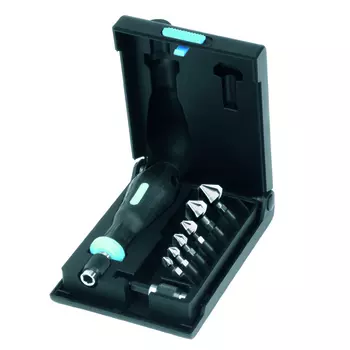 VOLKEL VO-67423 Набор зенковок-бит, 6,3-20,5 мм, 8 предметов, пластиковый кейс