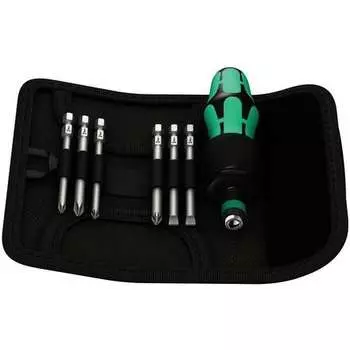 Wera WE-059298 Набор насадок с держателем, 89 мм, 7 предметов в сумке
