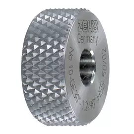 ZEUS 291515-1,2 Ролик прецизионный для накатки сетчатых рифлений, форма GE (30°), 20х8х6 мм, шаг 1,2 мм
