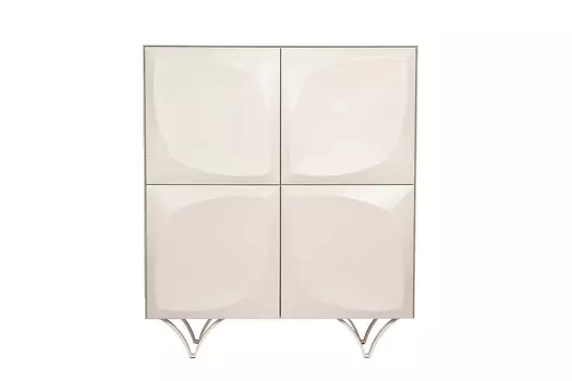 Комод Quadro высокий белый (58DB-CHH15873)