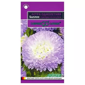 Астра Баллон серебристо-голубой Гавриш