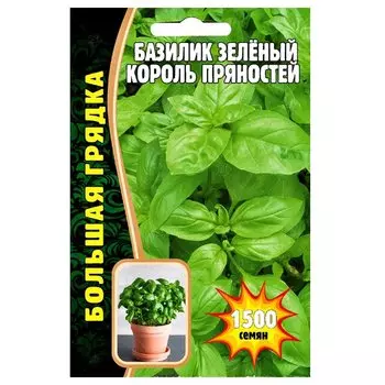 Базилик зеленый Король пряностей Редкие семена