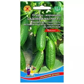 Огурец корнишон Садовый магнат F1 Уральский дачник