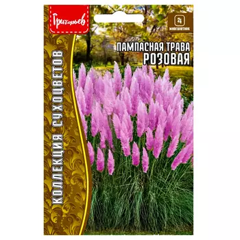 Пампасная трава (Кортадерия) розовая Редкие семена