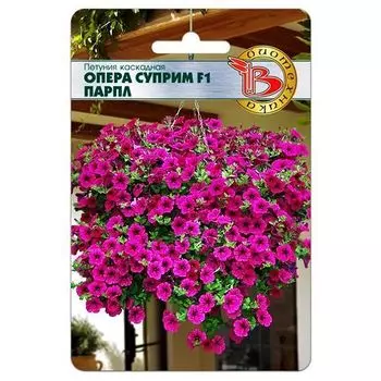 Петуния каскадная Опера Суприм F1 Парпл Биотехника