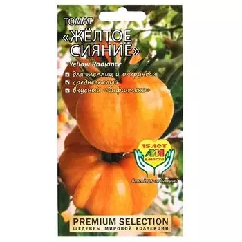 Томат Желтое сияние Селекционер Мязина Л.А.