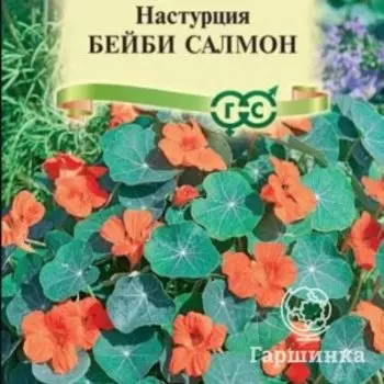 Семена Настурция Бейби салмон 1,0 г, ц/п